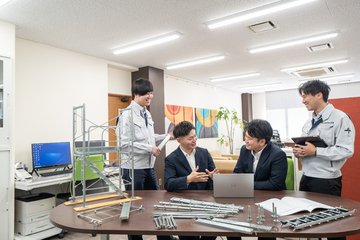 仮設資材を通じてまちづくりに貢献